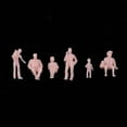 thumbnail image 4 of Esquirla 60pcs 1/87 Figurines Miniatures Modèle de Personnes pour Accessoires de Modèle de Table à Sable Parties, 4 of 8