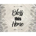 thumbnail image 2 of Allen, Kimberly 18x15 White Modern Wood Framed Museum Art Print Titled - Bless This Home Quote, 2 of 4