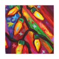 thumbnail image 3 of "Fauvist Christmas Lights" - Canvas, 3 of 25