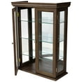 thumbnail image 5 of Design Toscano Country Tuscan Wall Curio Cabinet Walnut Finish, 5 of 5