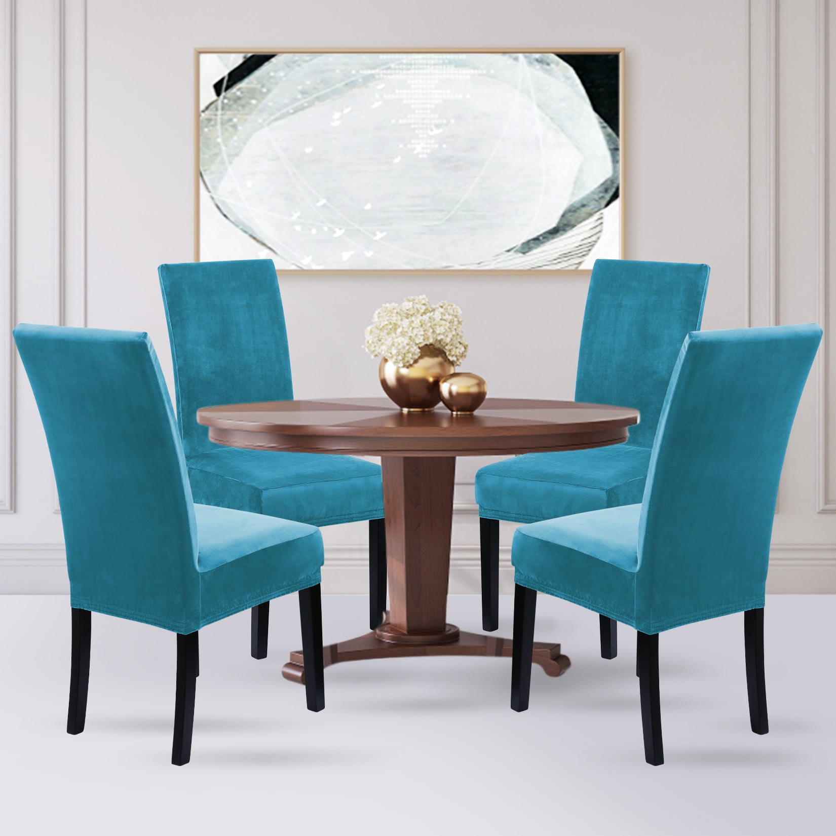 Peacock Blue Dining Room
