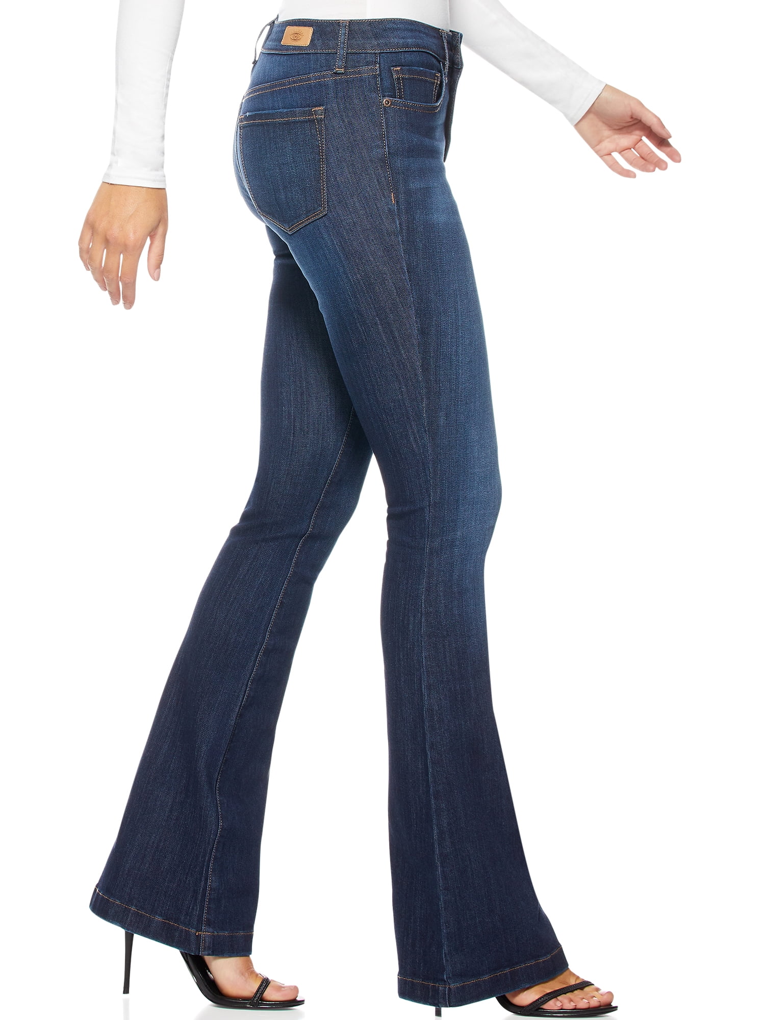 sofia jeans melisa flare high waist stretch jean women's