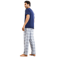 thumbnail image 3 of Men's short-sleeved long pants casual home wear set, 3 of 4