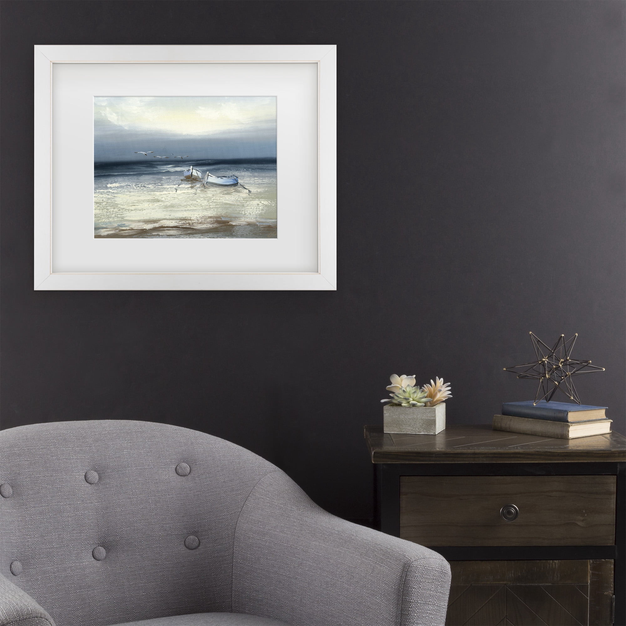 Trademark Fine Art 'Low Tide' Canvas Art by Masters Fine Art