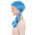 thumbnail image 4 of Womens Candy Girl Wig | sky Blue Cartoon Film Series Wig | Premium Breathable Capless Cap, 4 of 33