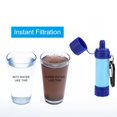 thumbnail image 3 of Herramientas de filtro de agua potable Senderismo Purificador de supervivencia Pajita con azul FLhrweasw  Nuevo, 3 of 9