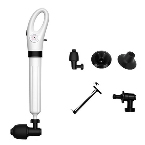 Niovtt Air Power Drain Blaster Tools Universal Clog Remover for Bathroom Shower (B)
