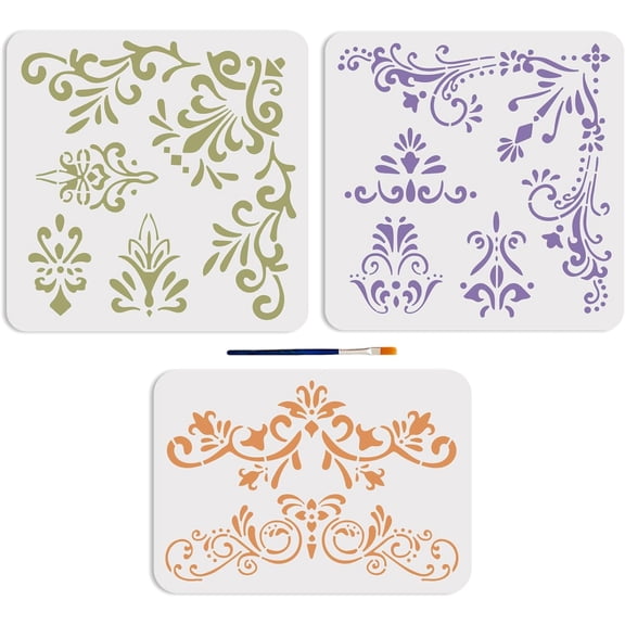 3pcs Corner Stencils