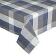 thumbnail image 2 of French Blue Tri Color Check Tablecloth 52x52", 2 of 3