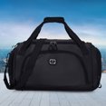 thumbnail image 1 of Bolsa De Ejercicios Bolsa de fitness Bolsas de gimnasio portátiles de gran capacidad para fútbol al aire libre (negro), 1 of 7