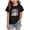 A-Black, variant on NIEWTR Kids Girls Halloween Cartoon Character T-Shirt, Soft Cotton Ghost Print Short Sleeve Casual Autumn Daily Wear Top(9-10 Years)
