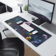 thumbnail image 2 of Long Mouse Pads for Desk,Pioneer Flower Floral Print Pattern Desk Mats on Top Of Desks, Desk Mouse Pad Extra Large with 3mm Non-Slip Base and Stitched Edge for Gaming,Office,Work,Home 31.5"x11.8", 2 of 6
