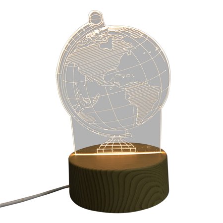 

Tuscom Desk Lamps Clearance Creative 3D Night Light Christmas Eve Christmas Gift Birthday Gift Giveaway Small Gift Atmosphere Light