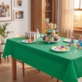 thumbnail image 5 of Plastic Table Cloth Disposable 3 Pack, 54 x 108 Inch, Green, for Party Picnic Wedding, 5 of 8