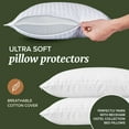 thumbnail image 2 of Protector de almohada Beckham Hotel Collection, tamaño king, paquete de 2, 2 of 9