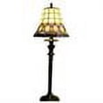 thumbnail image 2 of Warehouse of Tiffany Tiffany-style Jeweled Table Lamp with Glass Shade, 2 of 6