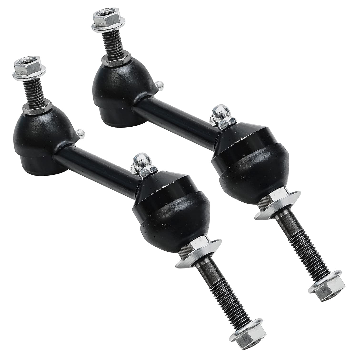 Detroit Axle - 10pc Suspension Kit for 03-06 Ford Crown Victoria Lincoln Town Car 03-04 Mercury Grand Marquis, 4 Upper and Lower Control Arms w/Ball Joints, 4 Tie Rods, 2 Sway Bar Links Replacement