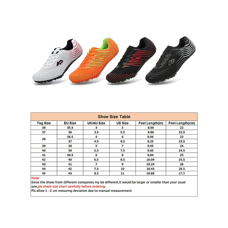 Track Spike Running Shoes Lightweight Professional Athletic Long
