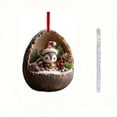 thumbnail image 3 of 10cm Forest Animals Decoration Christmas Tree Pendant Holiday Gift, 3 of 7