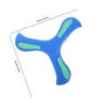 thumbnail image 2 of COMPUKAS Matériau Doux Boomerang Bleu Forme de Boomerang 1Pcs pour Usage Intérieur, 2 of 8