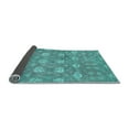 thumbnail image 2 of Ahgly Company Indoor Square Abstract Light Blue Modern Area Rugs, 7' Square, 2 of 4