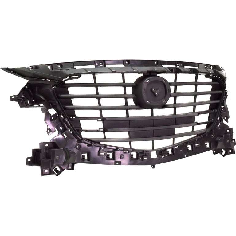 For 2017-2018 Mazda3 Grille Assembly Black Plastic MA1200216
