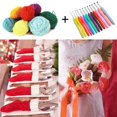 thumbnail image 4 of POINTERTECK 31Pcs Crochet Hook Set  with Case Crochet Needle Multicolor Knitting Needles Sewing Tool TPR Sewing Needles Kit 2-8mm for Crocheting Crochet Kit for Beginners, 4 of 9