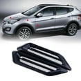 thumbnail image 4 of 2x Car Accessories Side Air Flow Vent Fender Decorative Sticker Universal Black, 4 of 11