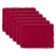thumbnail image 1 of Design Imports CAMZ37575 13 x 19 Po Set de Table à Franges Lourd - Lot de 6, 1 of 1