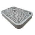 thumbnail image 4 of Caja de para gatitos, tabla para pies, se mantiene ordenada, antideslizante, fácil de limpiar, lavable, práctica, portátil, accesorio para caja Gris claro, 4 of 8