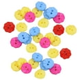 thumbnail image 4 of DRAFIDEEP Colorful Buttons Assorted Color 100PC Round Plastic Sewing Buttons for Kids Craft Projects, 4 of 7