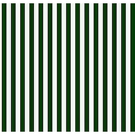 Hunter Green and White Stripe Edible Cake & Cupcake Image Decoration Frosting Sheet