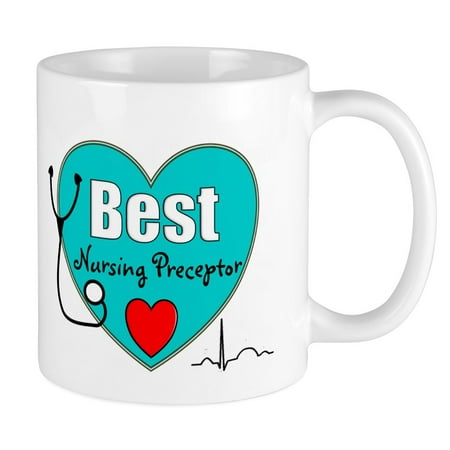 CafePress - Best Nursing Preceptor Blue Mugs - Unique Coffee Mug, Coffee Cup