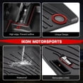 thumbnail image 6 of Ikon Motorsports 3D Floor Mats Compatible With 2016-2024 Mini Cooper Clubman F54, All Weather Protection Waterproof Auto Front & Rear 1st 2nd Row Floor Mats Carpet Liners 3PCS Full Set IKON Style TPE, 6 of 8
