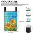 thumbnail image 7 of COEQINE Sunflower Crutch Bag Oil Paint Medical Crutch Accessories Storage Organizer for Underarm Crutches Easy to Clean Walking Cane Pouch Underarm Crutch Bag Gifts for Seniors, 7 of 7
