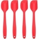 thumbnail image 2 of Silicone Spatula 4-piece Set, Heat-Resistant Non-stick Rubber Spatulas with Stainless Steel Core, Red, 2 of 5