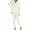 Beige, variant on Winter Pajamas for Women Fuzzy Loungewear Sets Ladies Fleece Long Sleeve Tops and Long Pants 2 Piece Sleepwear