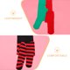 thumbnail image 2 of pares de calcetines navideños a rayas para mujer, verdes, rojos y negros, por encima de la rodilla, calcetines navideños, calentadores de invierno para Navidad, fiestas de Halloween, cosplay, acceso, 2 of 5