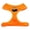 Orange, variant on Pumpkin Face Design Soft Mesh Pet Harness