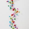 thumbnail image 3 of RAZ Imports 4' Multicolor Small Ball Ornament Shatterproof Christmas Garland, 3 of 6