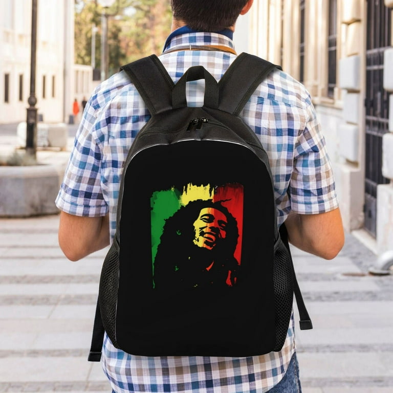 Bob Marley Children Backpack Unisex Pupils Cartoon Students Bookbag Canvas Schoolbag Kid s Knapsack Teens Boy Girl Daypack Walmart