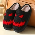 thumbnail image 4 of Pantuflas Antideslizantes Con Forro Piel para Mujer Y Hombre Algodón Halloween, 4 of 7