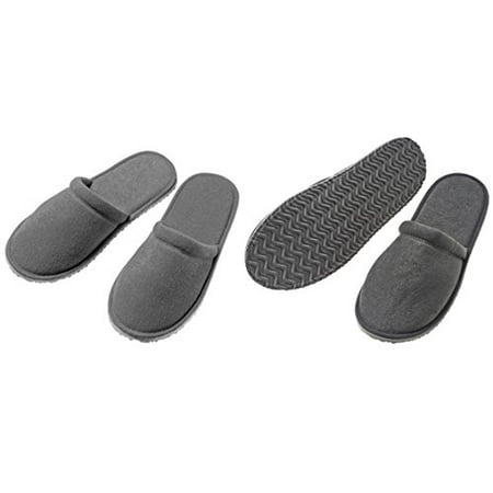 IKEA Best Indoor Gray Comfort Slippers For Women or Men - Soft, Warm, Comfy NJUTA (Large) - 2