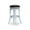 #3 White, variant on Cfowner 30" Bar Stool, Weathered Gray Finish, Black Leather Seat