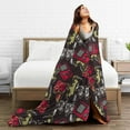 thumbnail image 5 of Kll Fleece Blanket Plush Throw Blanket Vintage Gaming,Soft Fuzzy Cozy Flannel Blanket For Couch Sofa Bed.(80"X60"), 5 of 9