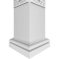 thumbnail image 5 of Ekena Millwork 12"W x 9'H Craftsman Classic Square Non-Tapered Mid-Century Fretwork Column w/ Tuscan Capital & Tuscan Base, 5 of 8
