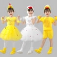 thumbnail image 4 of Disfraz de pato y polluelo para niños, disfraz de animal, niñas y niños, pato amarillo bailando, ropa bonita, polluelo, patito feo, ganso, 4 of 5