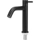 thumbnail image 4 of Water Faucet - Stainless Steel Bathroom Basin Sink Faucet, Single Cold Water Tap with Hose - Black, 4 of 5