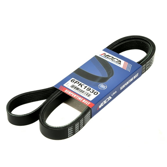 MOCA AUTOPARTS 6PK1930 Serpentine Belt for 94,96 Toyota Supra 3.0L & 03-04 Porsche Boxster & 13 Hyundai Azera 3.3L & 88-90 GMC S15 2.5L & 97 Chevrolet S10 2.2L and More