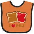 thumbnail image 3 of Inktastic I Love Pbj 2 Boys or Girls Baby Bib, 3 of 4